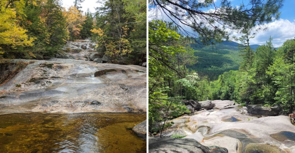 An Enchanting Forest Trail In Maine Hides A Waterfall And Natural Rock Slides Worth The Walk