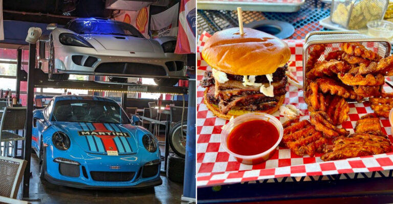 Car Enthusiasts Can’t Get Enough Of This Garage-Themed Restaurant In Utah