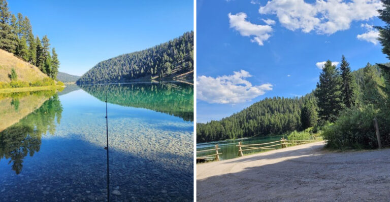 Montana Locals Have Kept This Glassy Blue Lake Quiet For Far Too Long