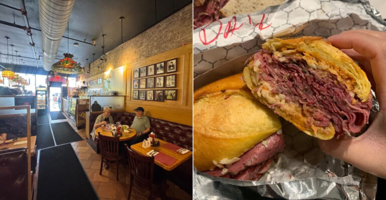 New York Food Lovers Head To This Deli When A Piled-High Corned Beef Sandwich Is The Only Answer