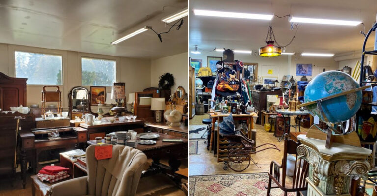 The 3-Story Antique Mall In Oregon That Feels Like A Vintage Wonderland