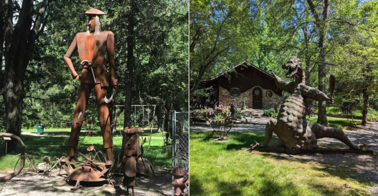 The Wisconsin Sculpture Park Where Massive Whimsical Creations Steal The Show