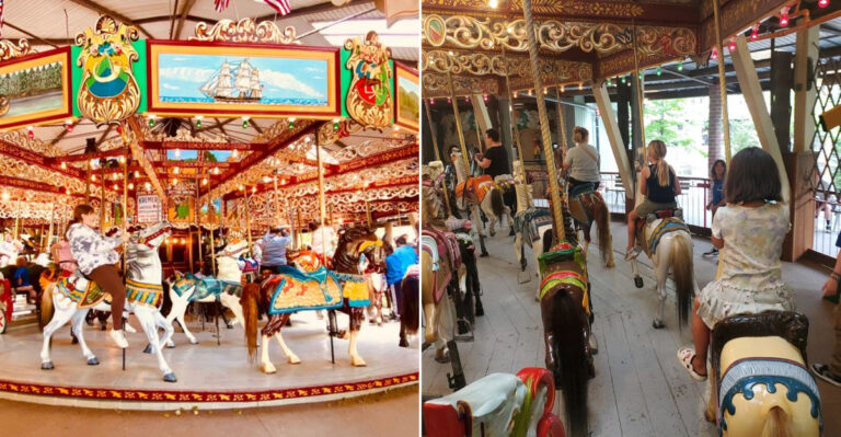 This Century-Old Pennsylvania Carousel Still Feels Like Pure Magic
