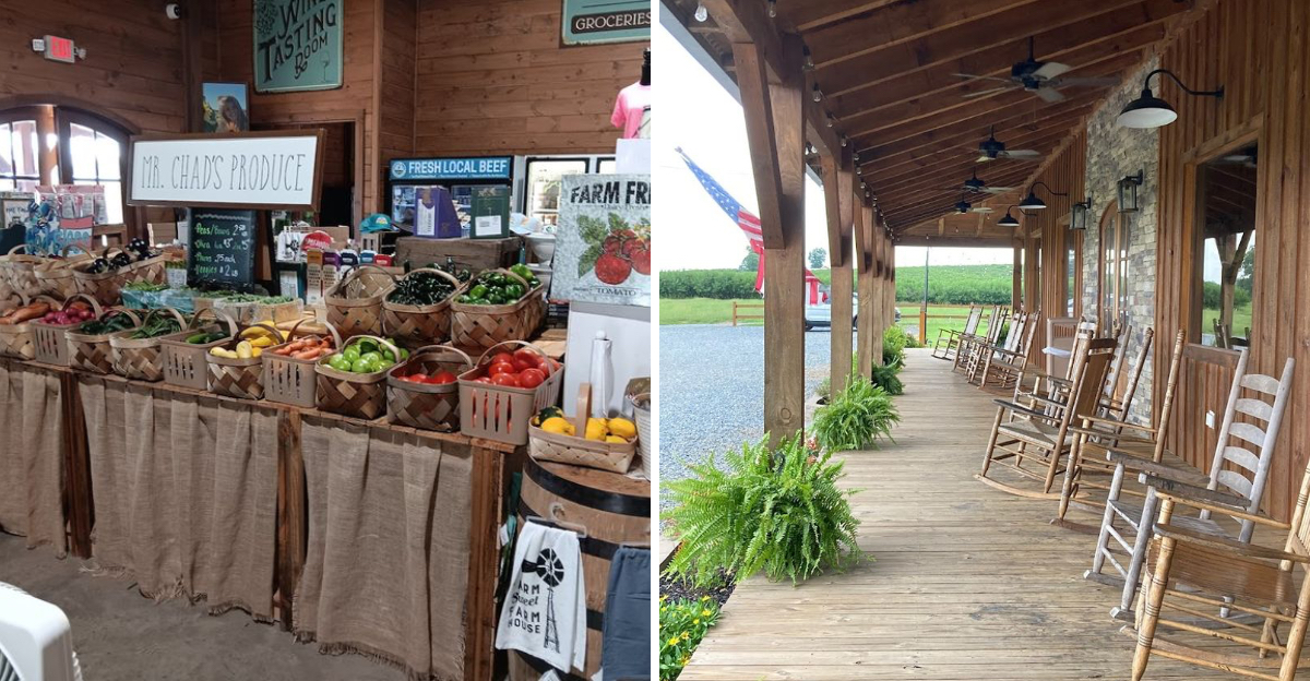 This Georgia Spot Has Fresh Produce And Peach Ice Cream That Locals Keep Coming Back For