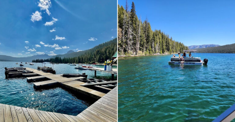 This Gorgeous Idaho Lake Beach Turns A Simple Swim Day Into A Blue-Water Escape