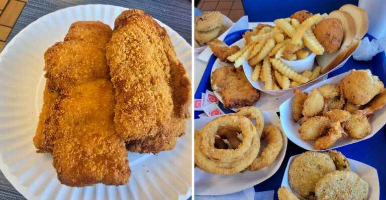 This Indiana Fish Stand Is Known For Hand-Breaded Filets And Huge Portions