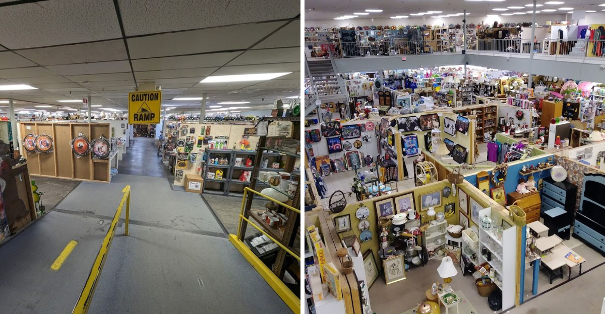 This Massive Multi-Level Kentucky Antique Mall Is An All-Day Treasure Hunt