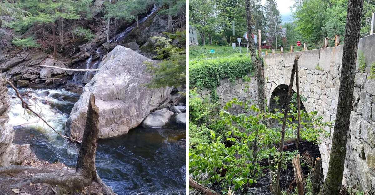 This New Hampshire Forest Trail Ends At A Beautiful Stone Bridge And Refreshing Swimming Holes