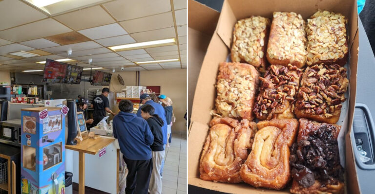This Old-School California Bakery Secretly Serves Giant Cinnamon Rolls You’ll Gladly Detour For