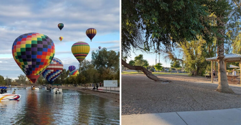 This Stunning Arizona Lake Beach Looks Like A Tropical Escape Without The Chaos