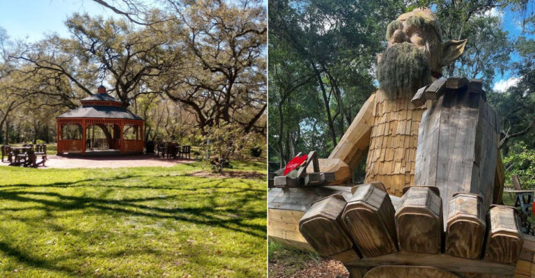 This Tiny Florida Park Turns A Simple Visit Into A Gnome-Filled Adventure