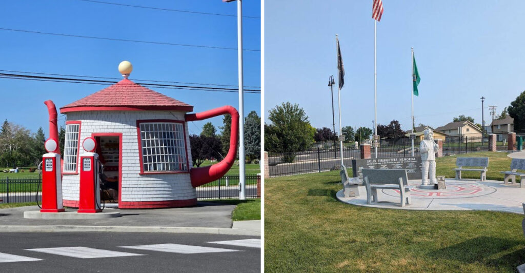 This Unusual Gas Station In Washington Comes With A Wild Political History