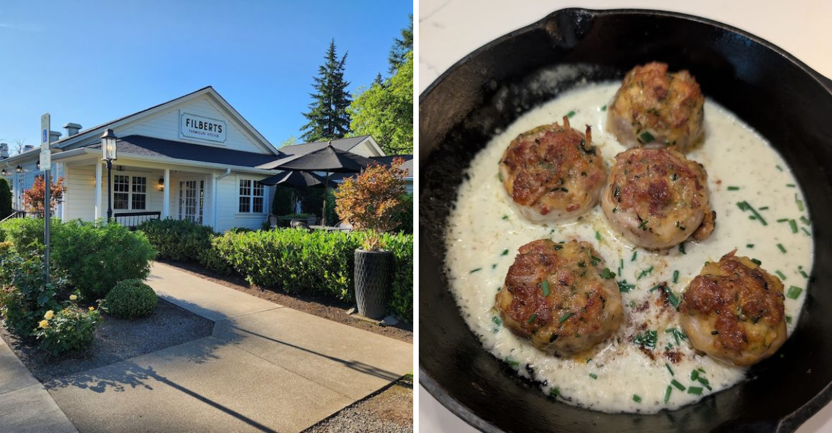 This Vintage-Feeling Oregon Restaurant Has A Stuffed Mushroom Dish Worth Discovering