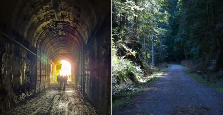 Venture Along This Beautiful Washington Hike To A Mysterious Abandoned Train Tunnel