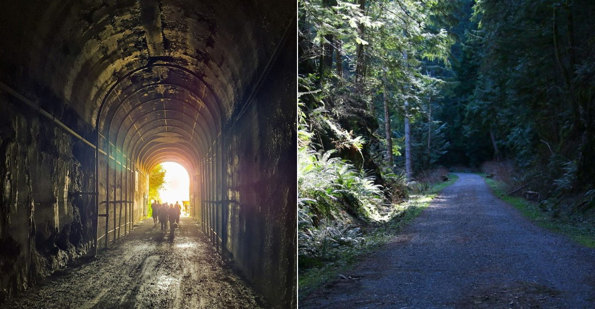 Venture Along This Beautiful Washington Hike To A Mysterious Abandoned Train Tunnel