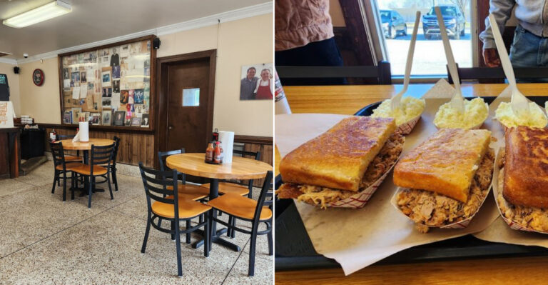 BBQ Fans Drive From All Over North Carolina To Try This No-Frills Slow-Smoked Pit Stop
