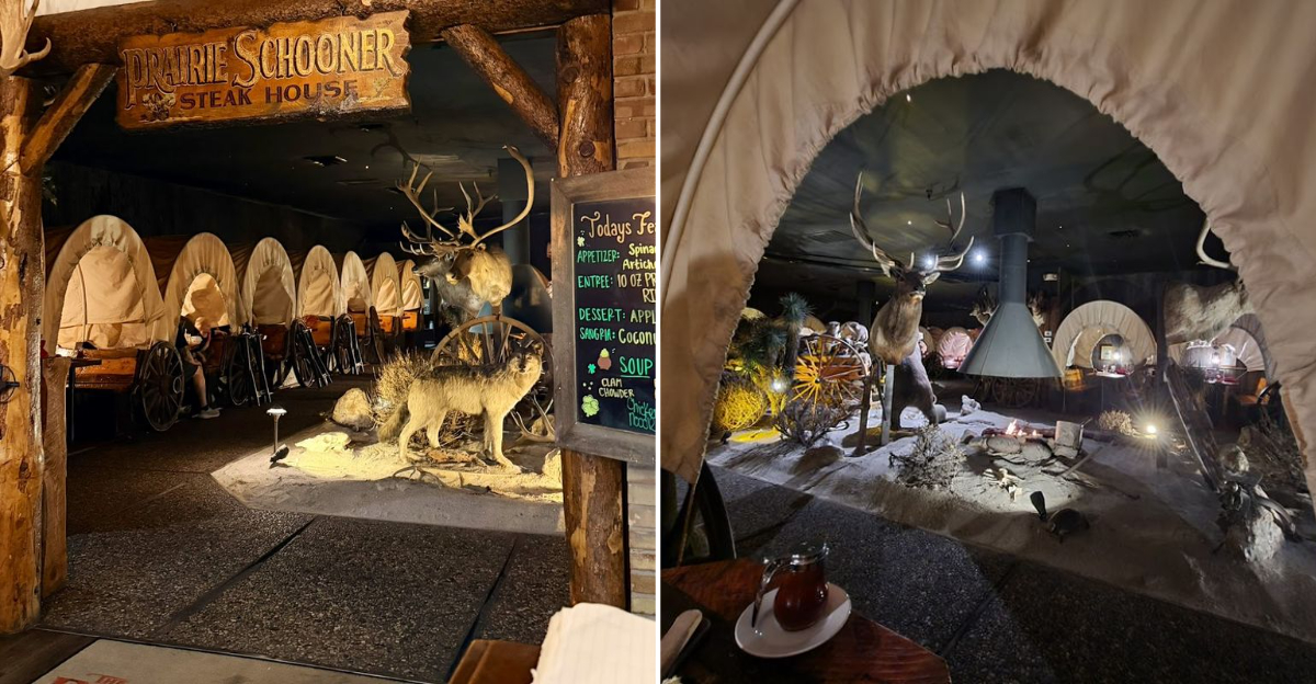 Dine Inside A Private Covered Wagon At This One-Of-A-Kind Utah Steakhouse
