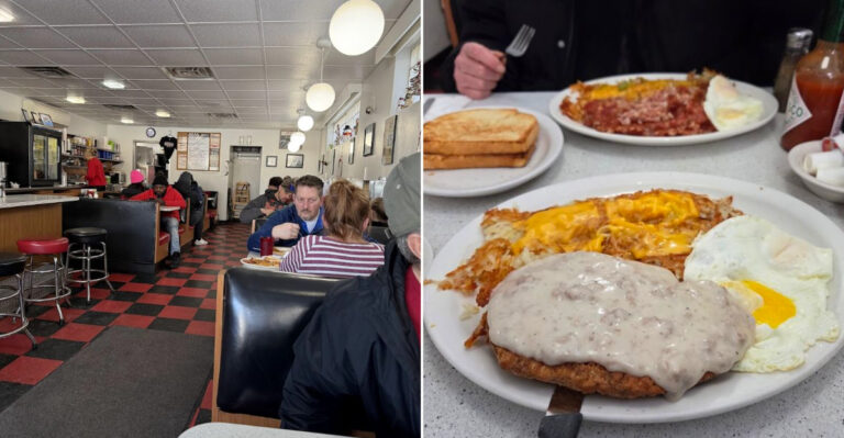 Iowa’s Cozy Cash-Friendly Diner Feels Like A Breakfast Time Capsule