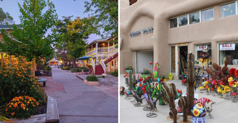 Stepping Into This Historic New Mexico Plaza Feels Like Walking Through A Living Painting