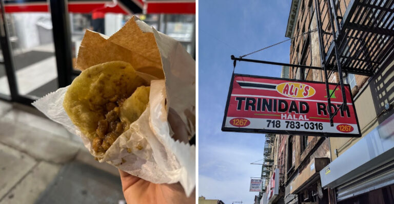 The Best Caribbean Roti Spot In Coastal New York Is Hiding In Plain Sight