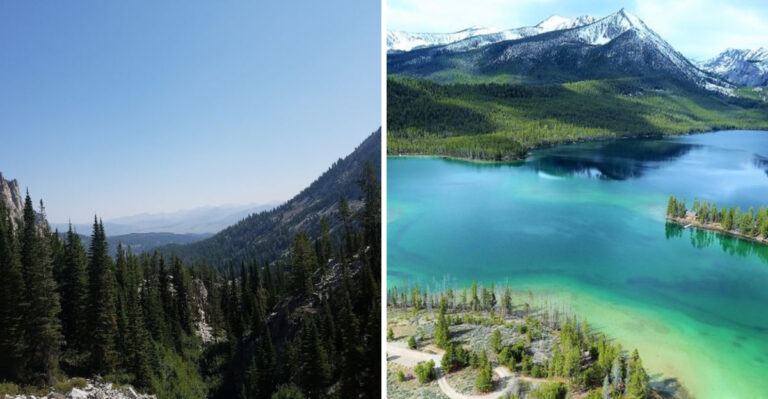 The Idaho Lake Where The Water Is So Clear And Blue It Looks Photoshopped Every Single Time