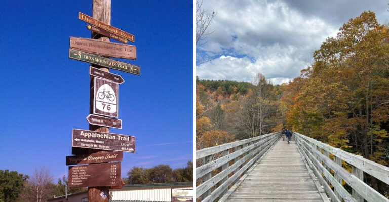 This 34 Mile Bike Trail In Virginia Winds Along An Old Railroad Through Four Small Towns