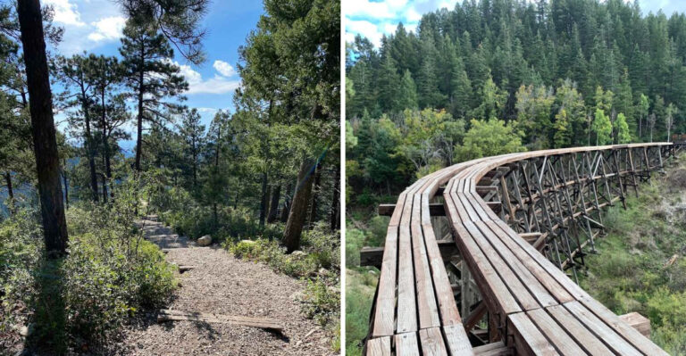 This Easy Hike Leads To A Beautiful Historic Bridge In New Mexico