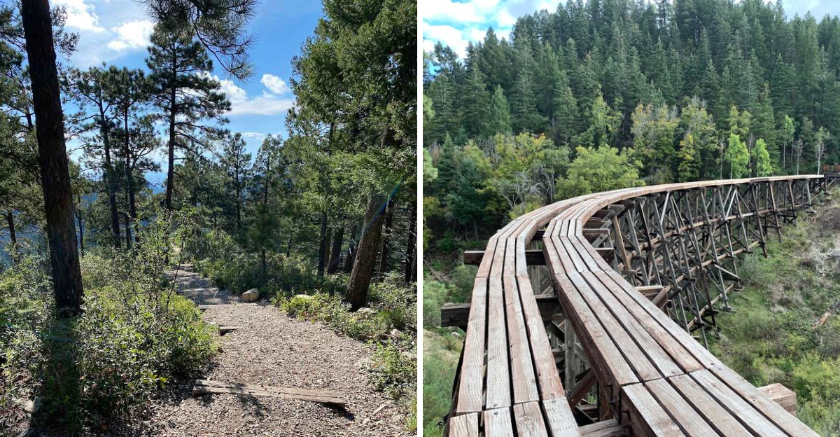 This Easy Hike Leads To A Beautiful Historic Bridge In New Mexico