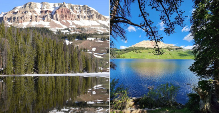 This Gorgeous Wyoming Lake Is The Peaceful Detour Tourists Often Miss