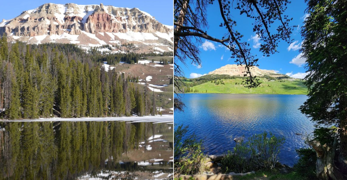 This Gorgeous Wyoming Lake Is The Peaceful Detour Tourists Often Miss