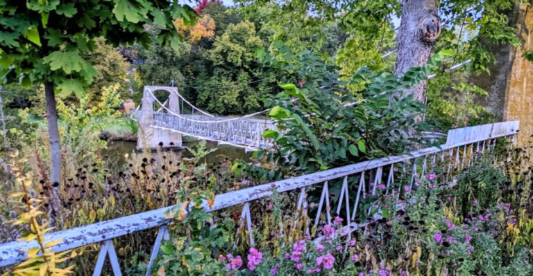 This Historic Iowa Bridge Offers River Views With A Little Extra Wobble