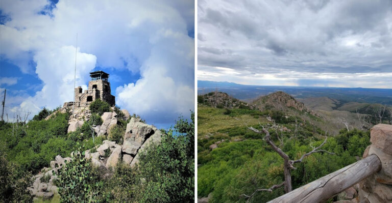 This Historic Stone Tower Offers Some Of The Most Stunning Views In New Mexico