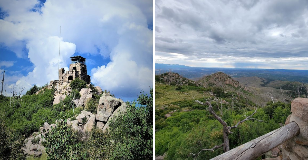 This Historic Stone Tower Offers Some Of The Most Stunning Views In New Mexico