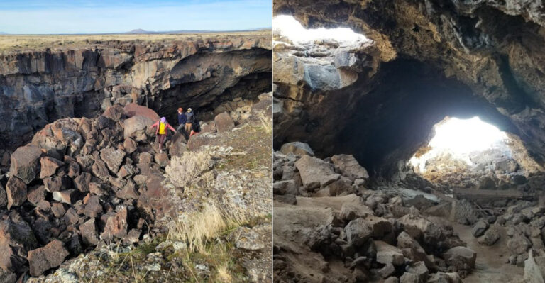 This Huge Utah Lava Tube Takes You On A Subterranean Adventure