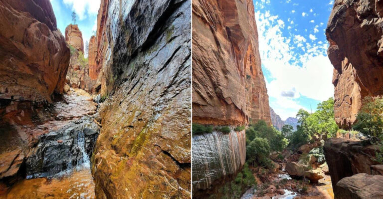 This Incredible Utah Canyon Trail Leads To Natural Arches And Cascading Waterfalls