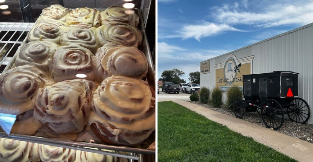 This Kansas Wheat-Country Restaurant and Bakery Makes Cinnamon Rolls So Big Two People Share One