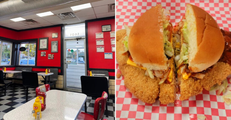 This Old-School Iowa Shop Serves A Tenderloin That Barely Fits On The Plate (And That’s Awesome)