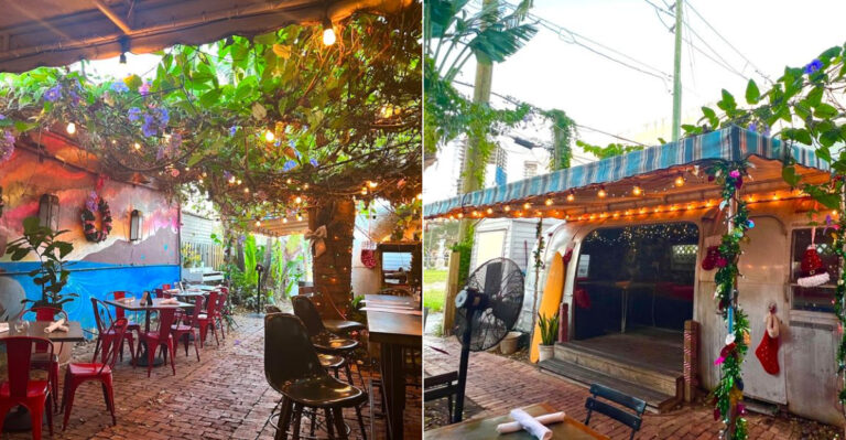 This Quirky Florida Eatery Lets You Dine Inside A Retro Airstream Trailer