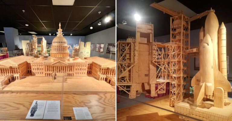 This Quirky Iowa Museum Turns Tiny Matchsticks Into Jaw-Dropping Masterpieces