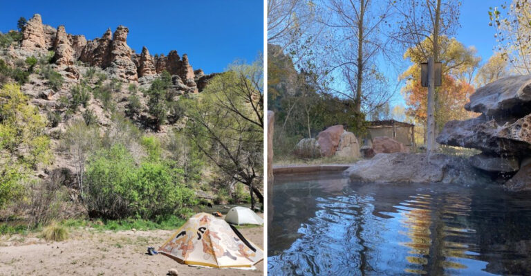 This Remote New Mexico Campground Offers A Peaceful Soak Under A Blanket Of Stars