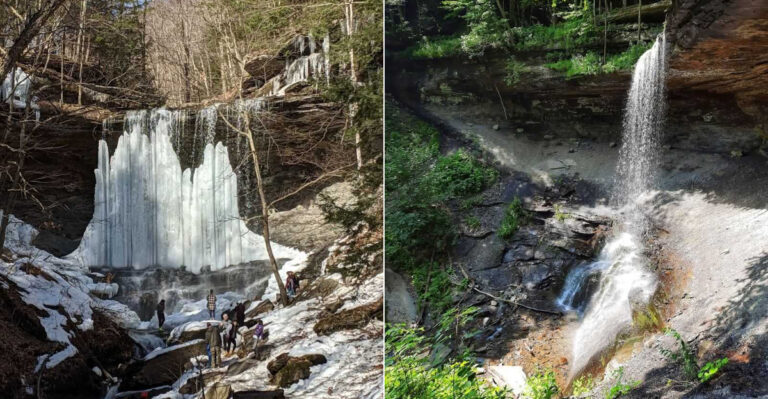 This Scenic New York Hike Rewards You With One Of The State’s Most Beautiful Waterfalls