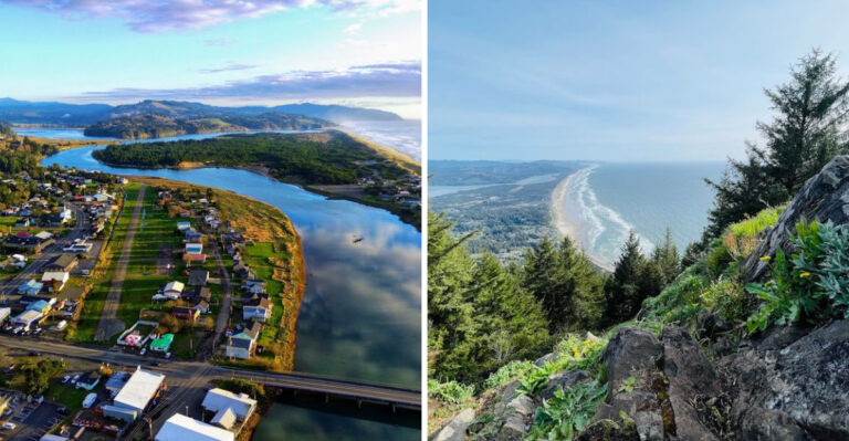This Sleepy Beach Town On The Northern Oregon Coast Comes Alive Only At Sunset