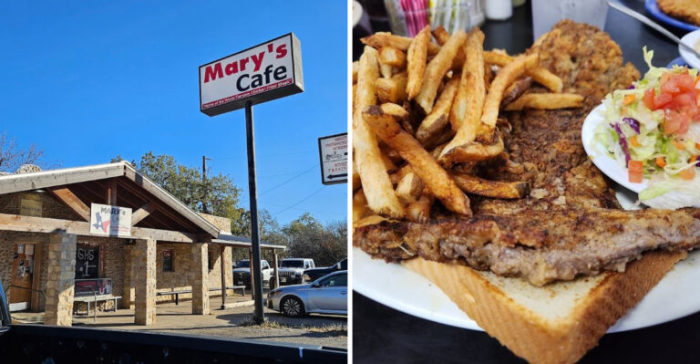 This Small Texas Town Is Home To A Chicken-Fried Steak So Big It Barely Fits On The Plate