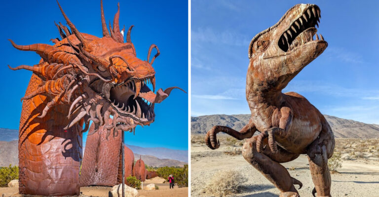 This Surreal California Desert Sculpture Garden Is One Of The Most Jaw-Dropping Places In The State