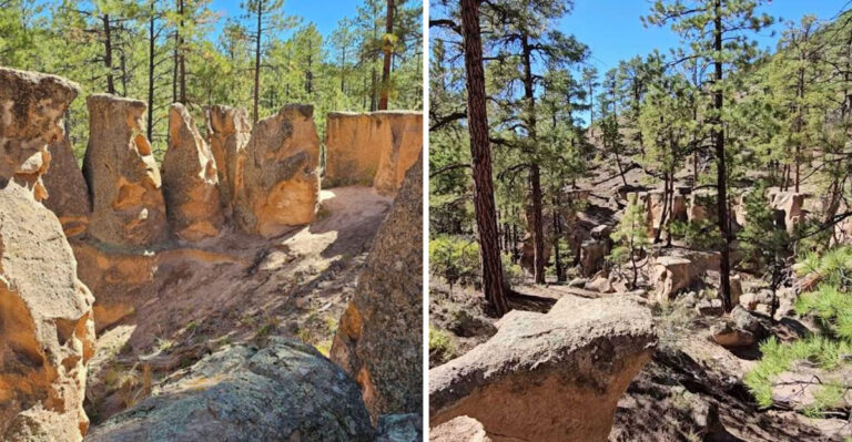 This Surreal Hoodoo Hike In New Mexico Winds Through A Hidden Canyon