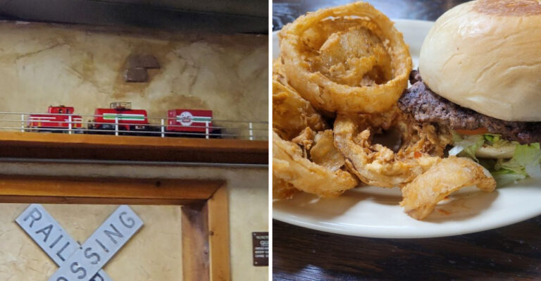 This Texas Diner Has A Model Train Running Along The Walls And Southern Comfort Food Worth Every Mile