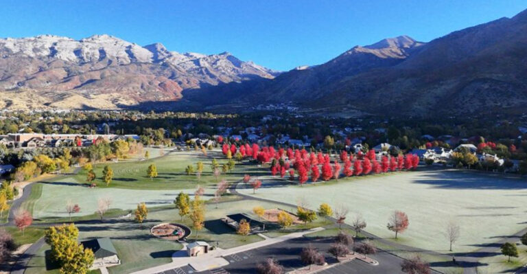 Utah’s Newest Playground Park Features A Creekside Path And A Splash Pad