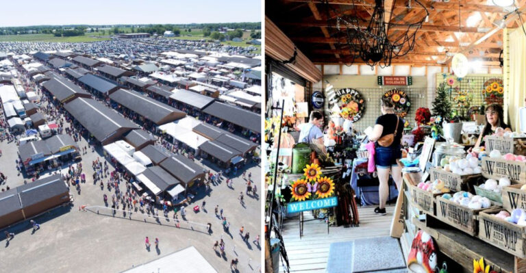 You Could Spend An Entire Weekend At This Enormous Indiana Flea Market And Still Not See It All