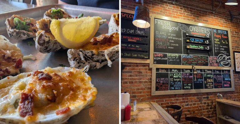 A No Frills North Carolina Shack Is Pulling Crowds From Across The State For Its Fried Oysters