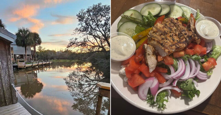 Alabama Has A Cozy Waterway Restaurant That Turns Dinner Into A Mini Escape